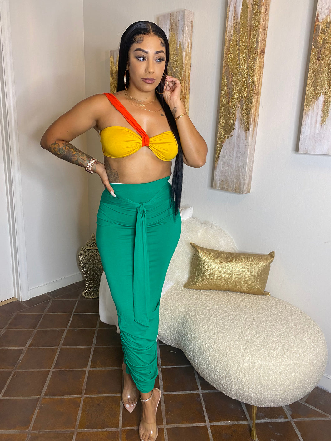 Jamaica Me Crazy Skirt Set