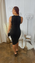 Load image into Gallery viewer, I’m Her - Seamed, light Ribbed Dress (Black or Yellow)
