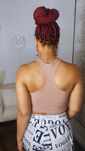 Load image into Gallery viewer, It’s Giving Ribbed, Racerback Crop Top (Black, White, or Pink)
